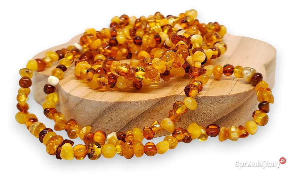 Korale BURSZTYN bałtycki baroczek polerowany Warszawa