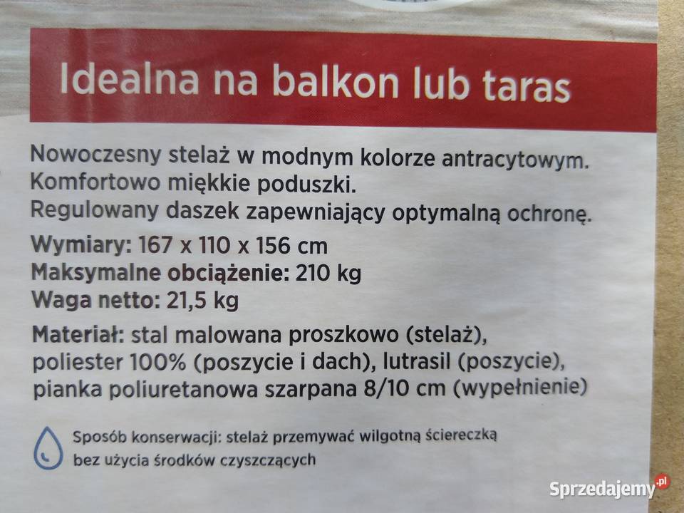 NAJTANIEJ Huśtawka Ogrodowa 3 osobowa KATE Do Huśtawki