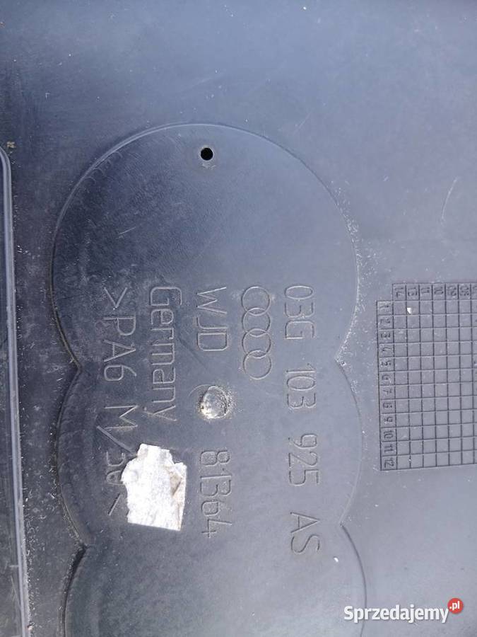 Osłona Silnika Audi A4 B7 20 TDI 03G103925AS dolnośląskie Bolesławiec