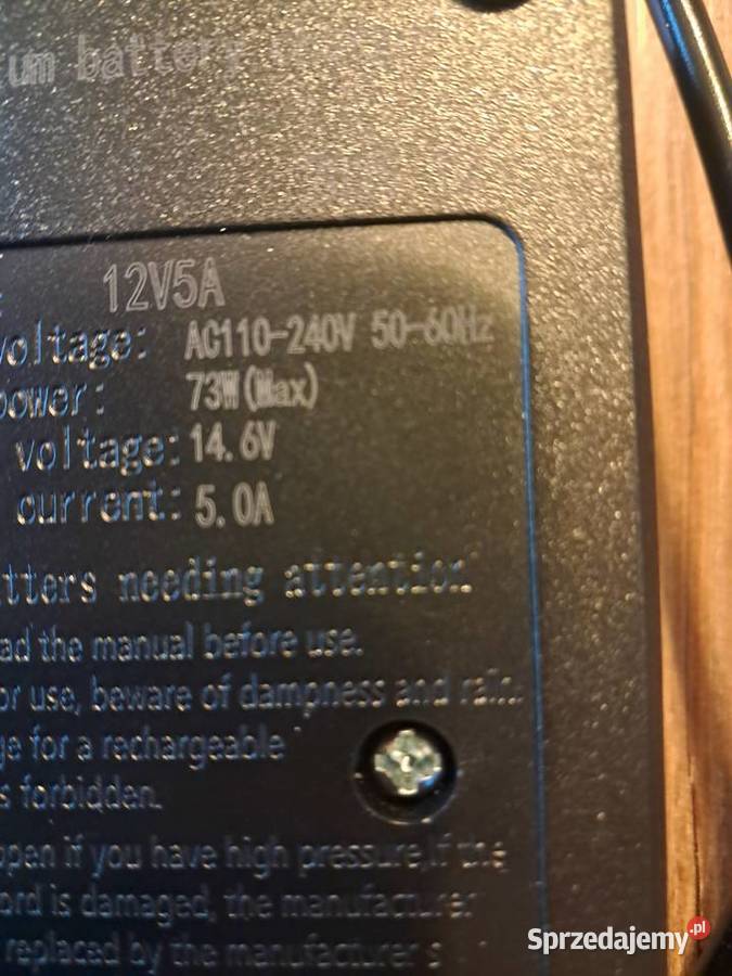 nowa ładowarka do akumulatorów 12V 5A Sandomierz