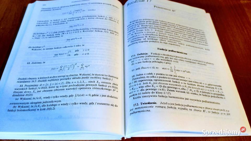 Analiza rzeczywista i zespolona Walter Rudin pomorskie Gdańsk