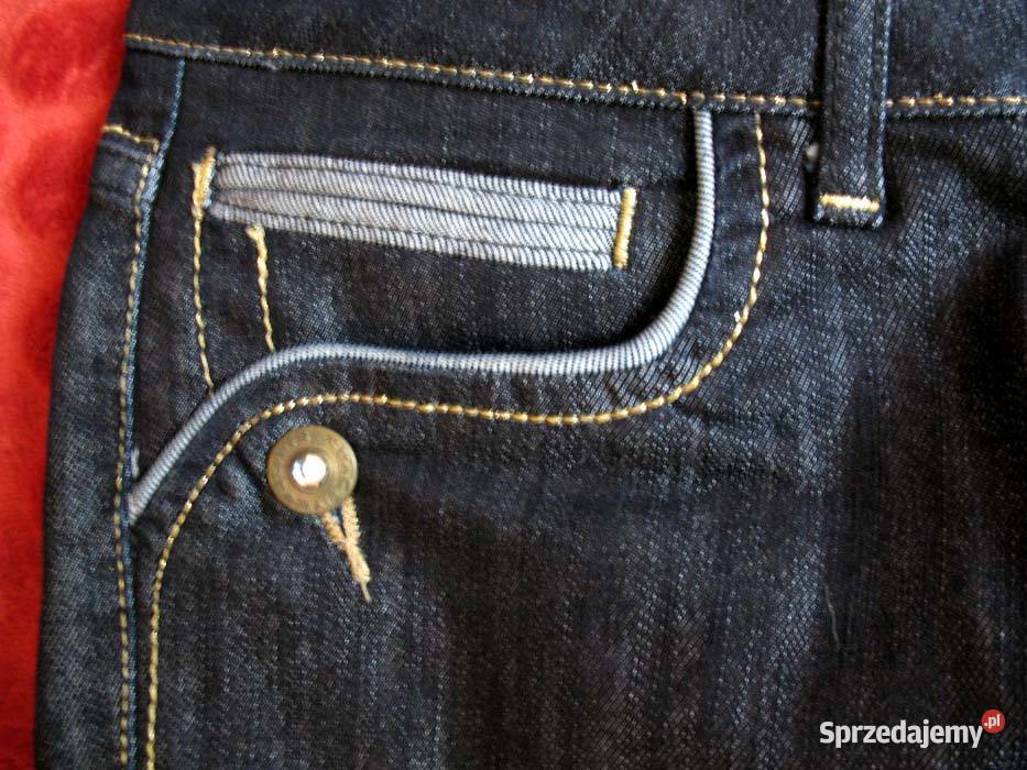 Spodnie jeans wyszczuplające 38 M biodra 98 Spodnie Siedlce sprzedam