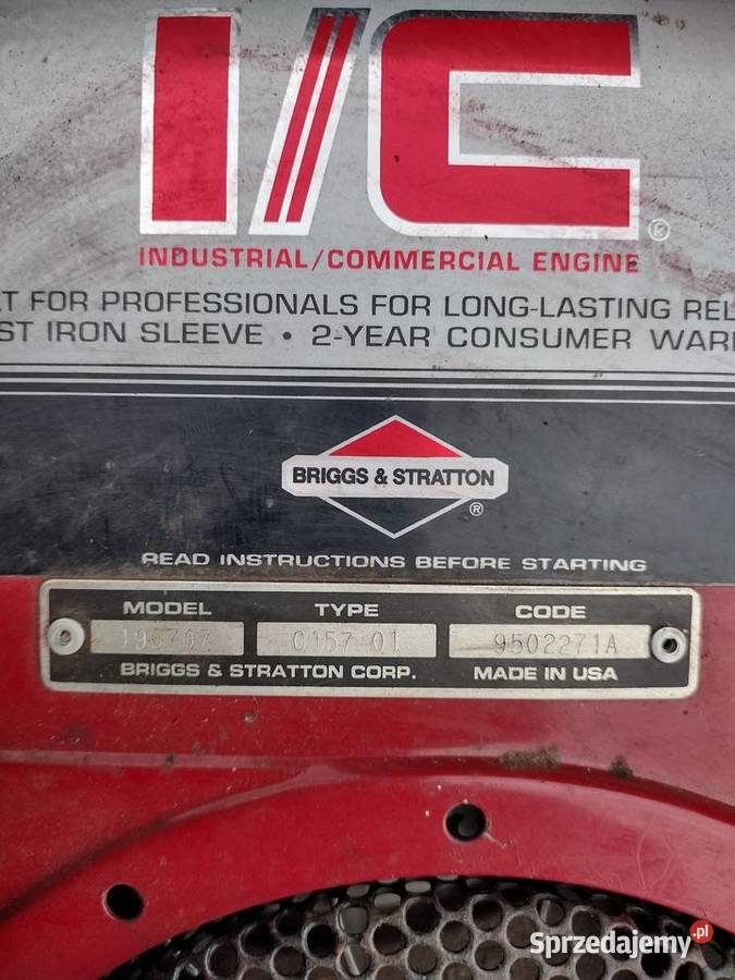 Sprzedam silnik Briggs Stratton 85 Pozostałe wielkopolskie Lipowiec
