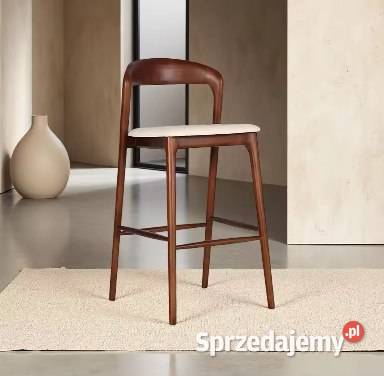 3 krzesła wysokie barowe Hokery wielkopolskie