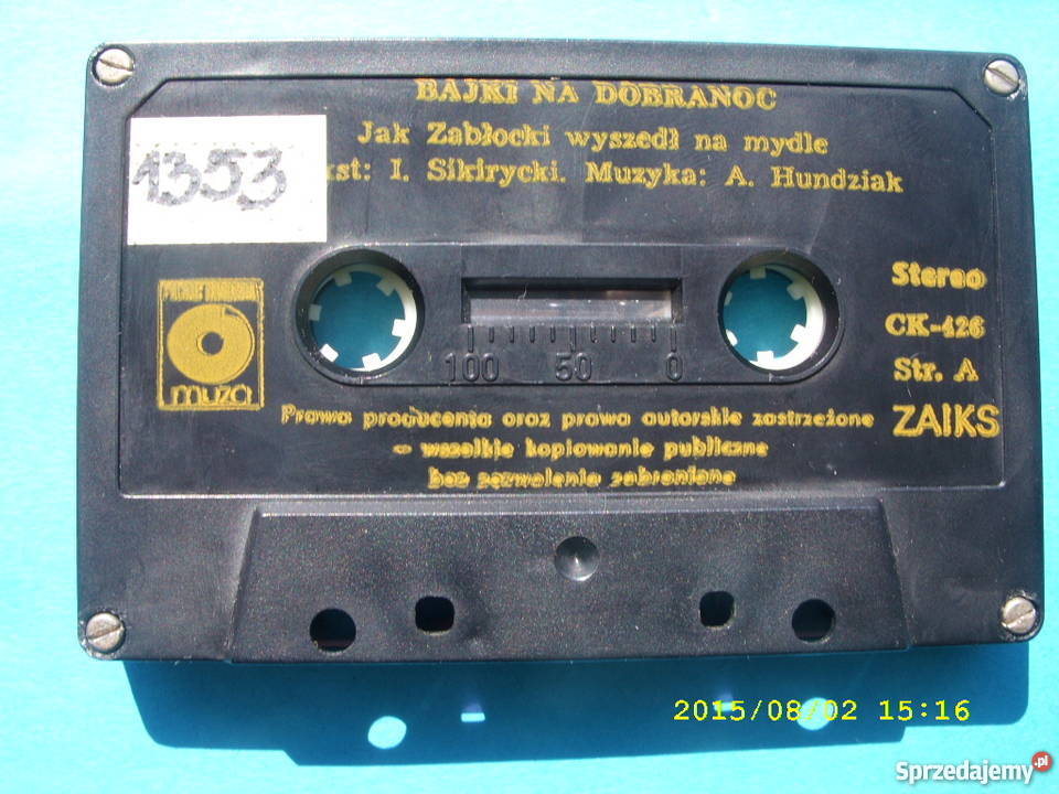 Bajka kaseta BAJKI NA DOBRANOC kaseta