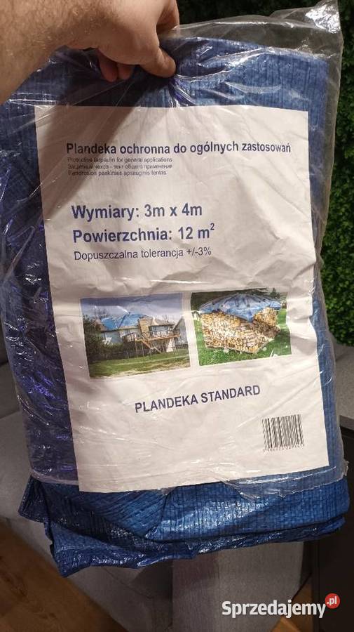 Plandeka ochronna 3mx4m 12m2 Kraków