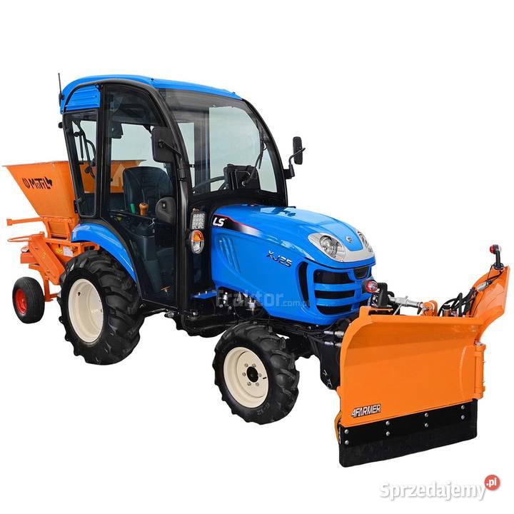 LS Tractor XJ25 MEC 4x4 244 CAB posypywarka Napęd 4x4