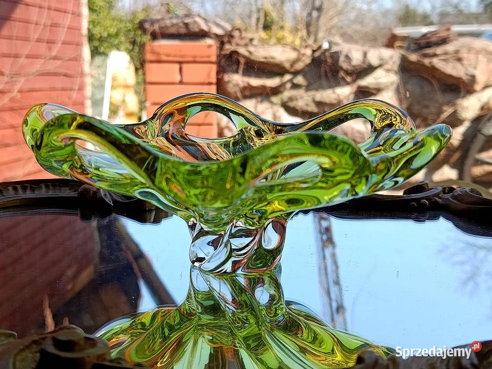 Piękna owocarka patera w kolorze cytrynki Czechy lubuskie Klenica