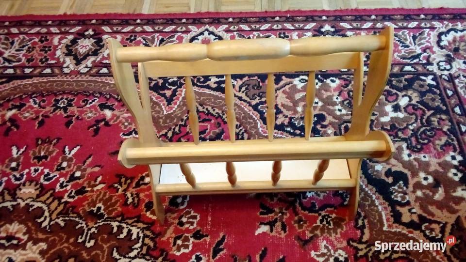 Gazetnik drewniany Warszawa