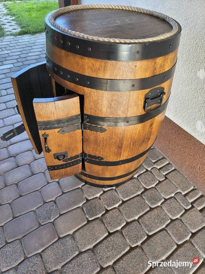Barek LED z beczki dębowej whisky Żywiec