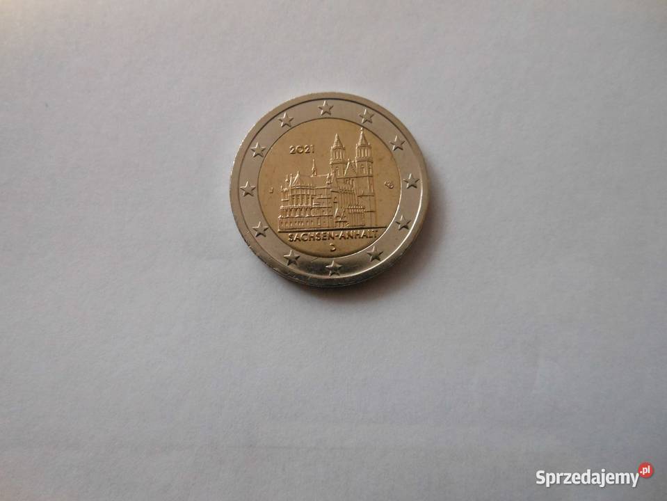 Monety 2 euro osiem niemieckich monet Bukowo