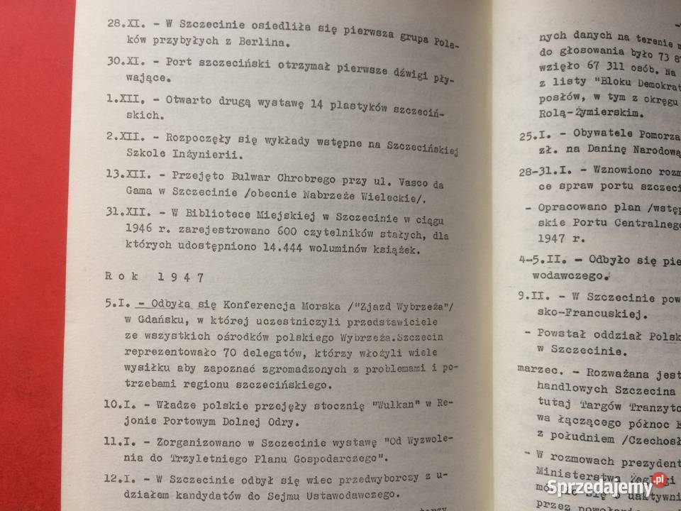 3203 Tworzenie Się Władzy Polskiej W Szczecinie Antykwariat Antyki, Sztuka, Kolekcje Szczecin