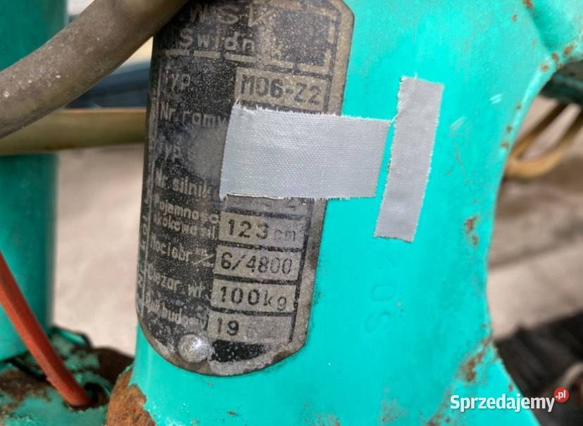 WSK Z2 1962 r oryginalny kolor WSK Bolesławiec