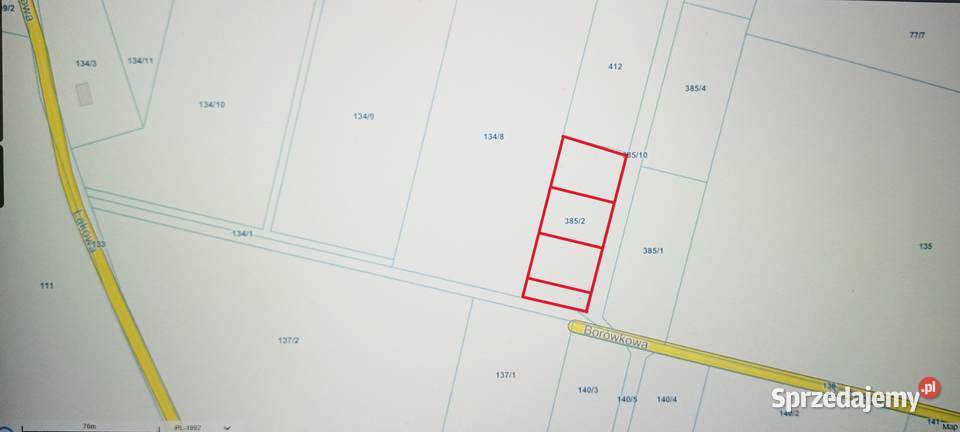 Działka w Gowinie k Wejherowa polna Gowino