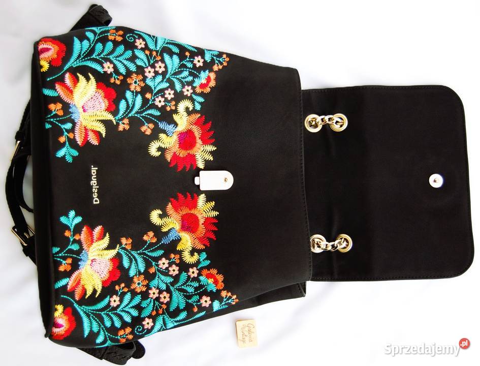 Plecak damski Desigual Adagio Denver haft kwiaty Pozostałe lubelskie Lublin