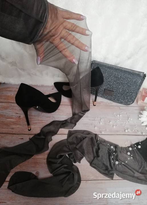 pończochy nylon szare 8 den do paska mazowieckie Warszawa