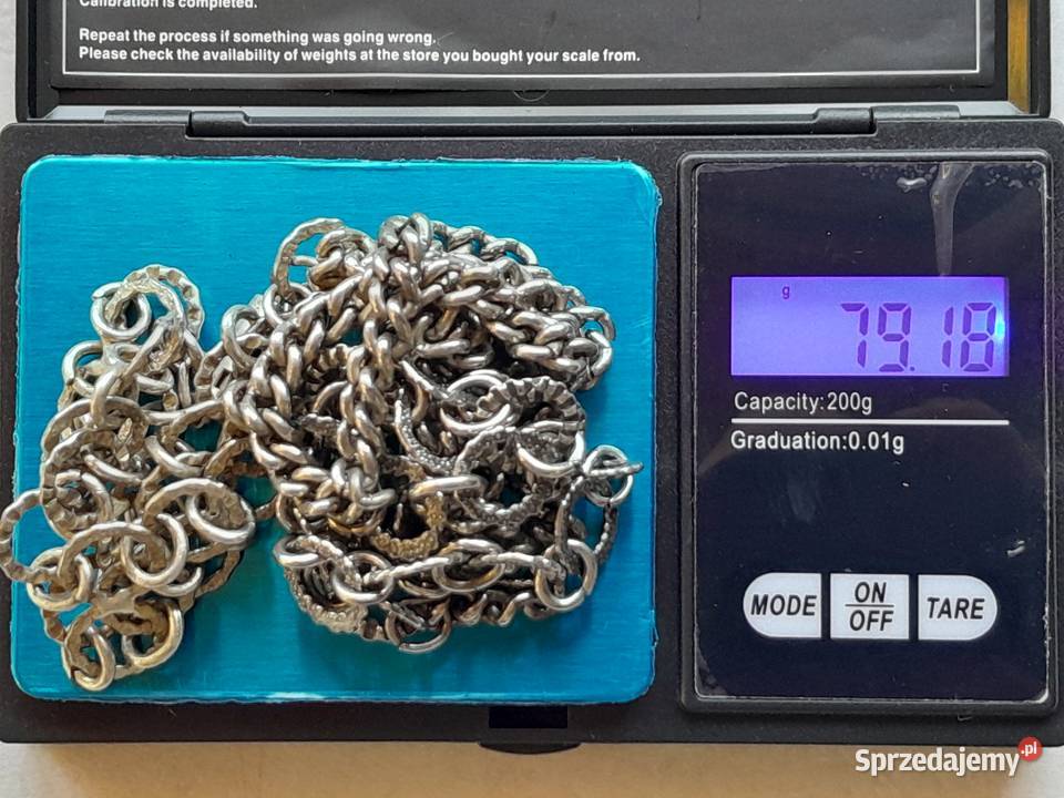 Stary łańcuszek naszyjnik i bransoletka zestaw sprzedam