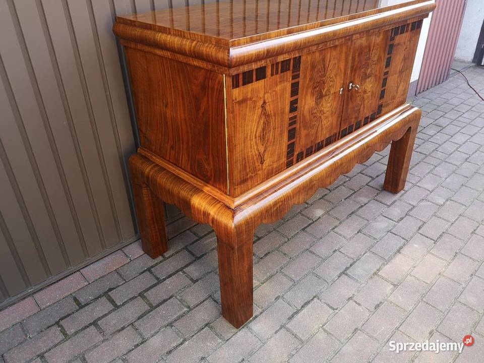 Komoda Barek ARTDECO Unikat Orzech Politura wielkopolskie Swarzędz