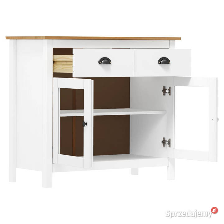 Komoda Hill biała 90x40x80 lite drewno sosnowe Warszawa sprzedam