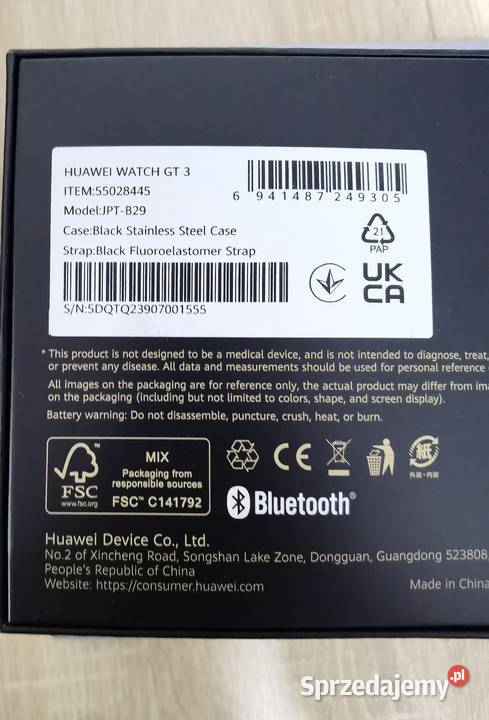 Huawei watch GT 3 Gdańsk