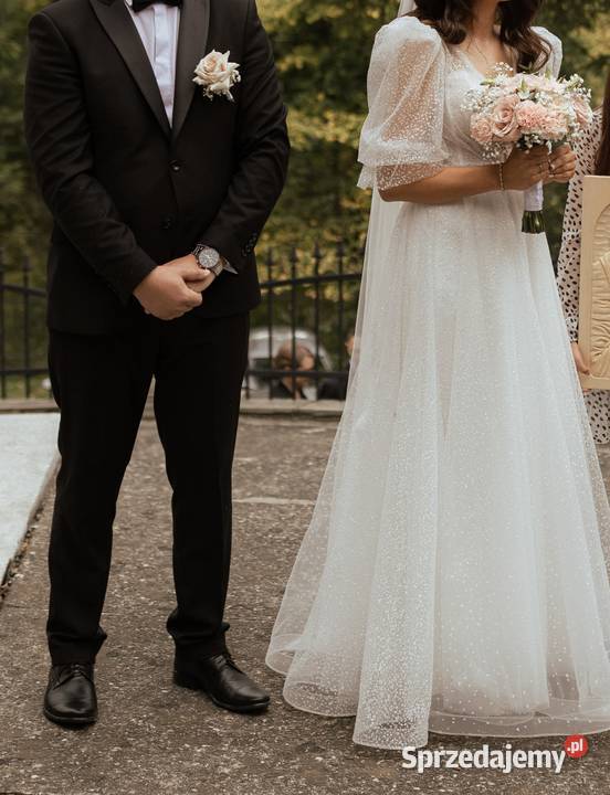 Sprzedam suknie slubną w kolorze śmietankowym Nowy Sącz