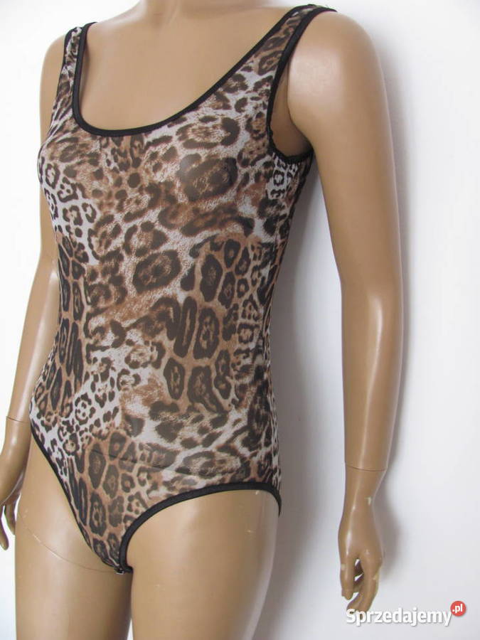 body w panterkę prześwitujące river island r M Zamość