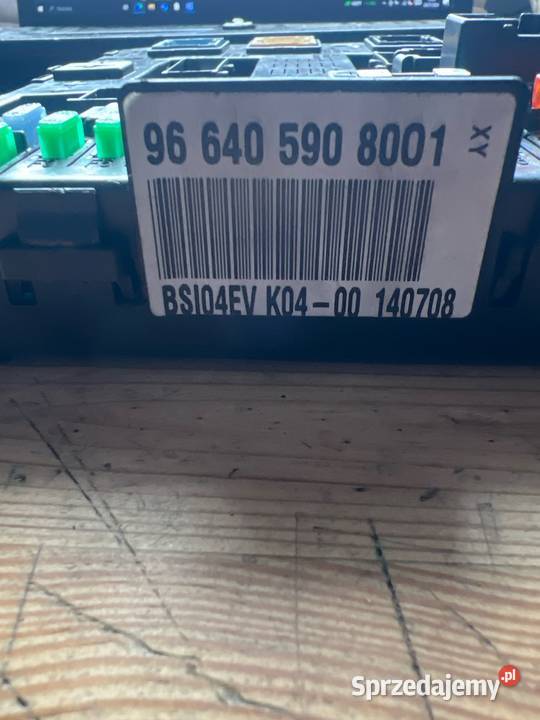 Skrzynka bsi citroen peugeot 966405908001 osobowe Margonin