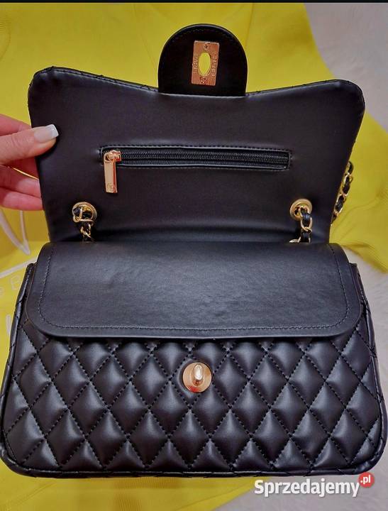 Torebka Chanel Classic Small Double czarna dwie czarny Września