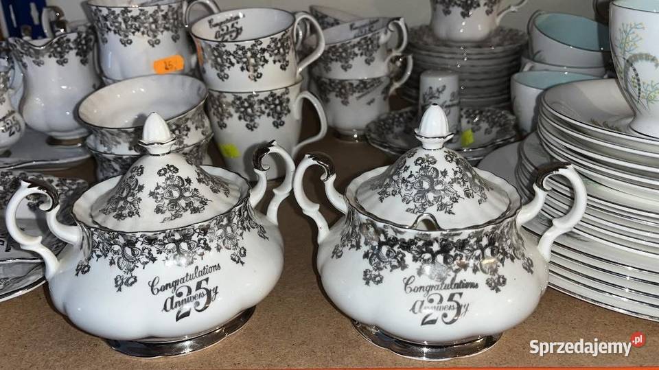 Filiżanka Royal Albert Silver Anniversary Porcelana i szkło Gdańsk