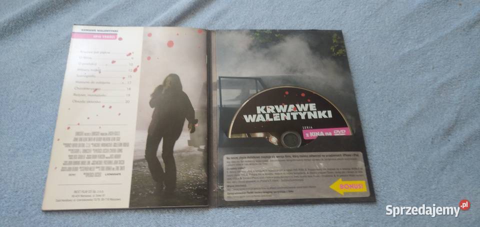 Krwawe Walentynki horror dvd cd film świętokrzyskie Sandomierz sprzedam