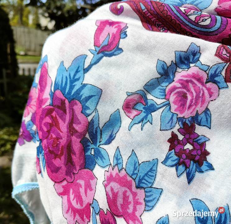 Duża apaszka chustka chusta Atmosphere boho Dla kobiet Szczecin sprzedam