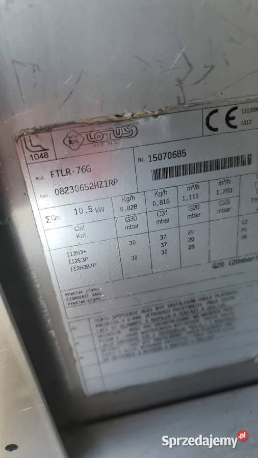 Płyta grillowa Gazowa LOTUS FTLR 67G 2017r Zielona Góra