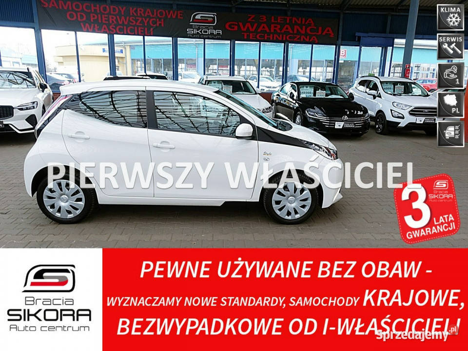 Toyota Aygo 48 5Drzwi LEDTempomat GWARANCJA 1WŁ Mysłowice