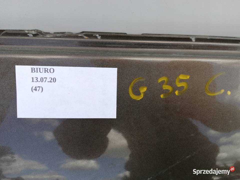 DRZWI PRAWE INFINITI G35C G35COUPE osobowe Motoryzacja