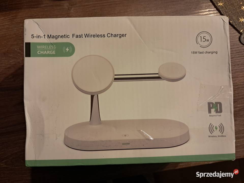 nowa ładowarka indukcyjna 5 w 1 brak paragonu Pozostałe Sandomierz sprzedam