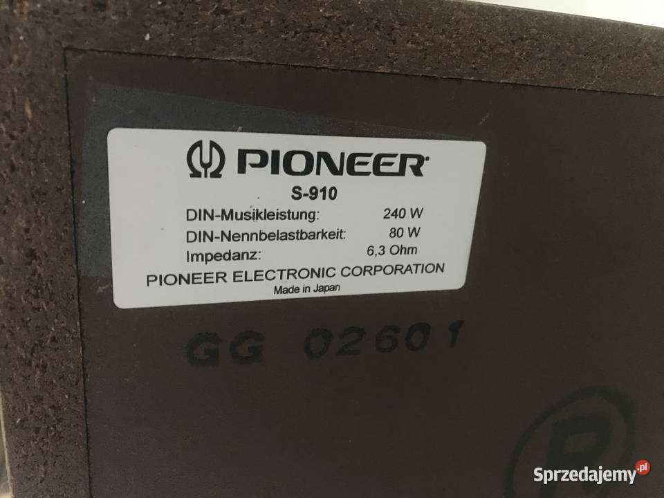 Pioneer speaker s910 Łódź