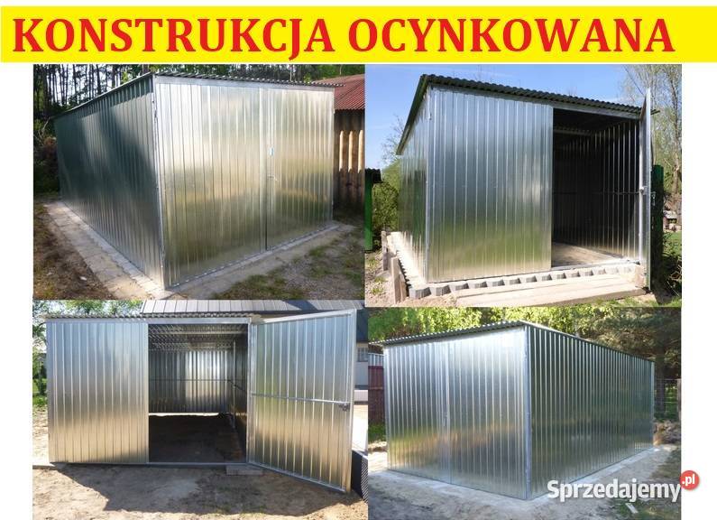 Garaż blaszany 4x6 GARAŻE Kraj SZYBKI TERMIN Gdańsk