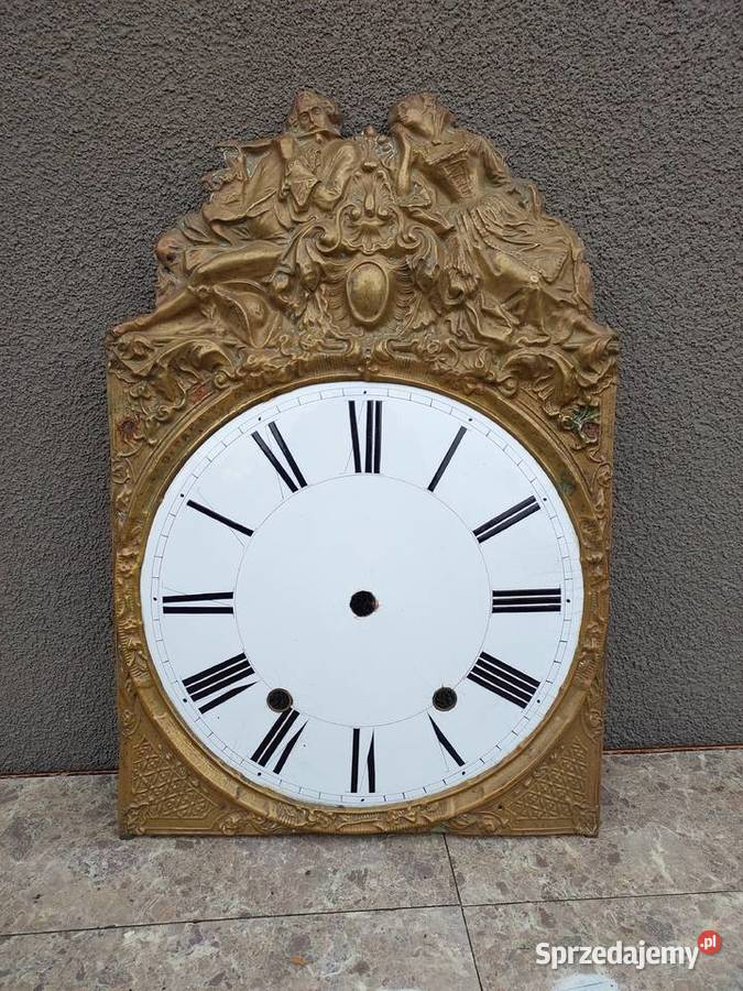 T127 Tarcza starego zegara comtoise otwory Tczew