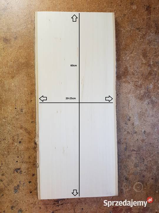 Deska lipowa z korą 60x225x25 rzeźba ikony Antyki, Sztuka, Kolekcje