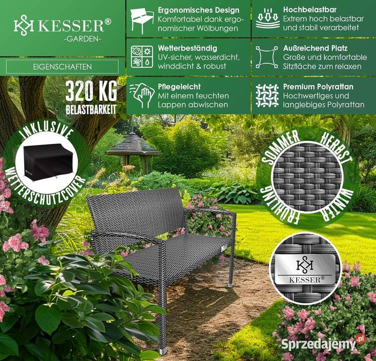 Ławka technorratan Skarżysko-Kamienna sprzedam