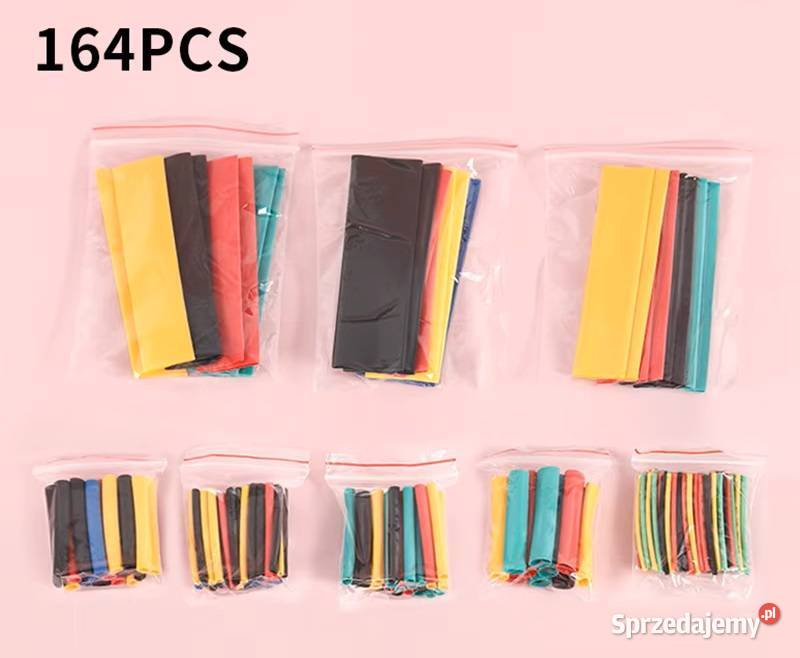 Zestaw Termokurczliwych Rurek izolacja osłony Elektronika łódzkie Sieradz