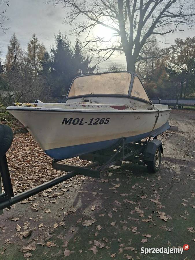 Motorówka z przyczepka łódka Krosno Odrzańskie