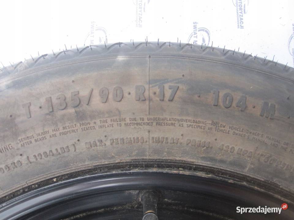 FORD KUGA MK1 koło dojazdowe 1359017 104M 5x108 Koła dojazdowe