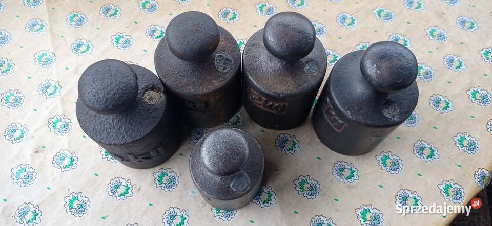 Odważniki ciężarki do wagi Krotoszyn sprzedam