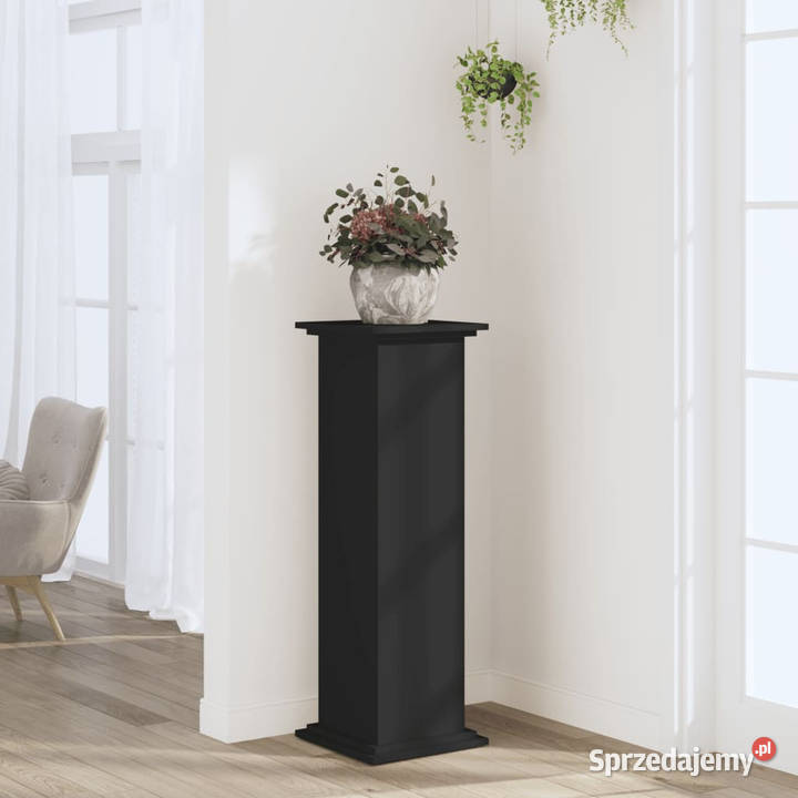 Stojak na rośliny czarny 33x33x100 WM852979 Warszawa