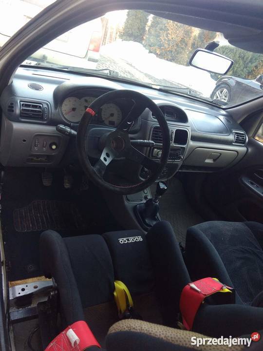 JEDYNA Clio 2 16 16v KJS SPORT SPARCO RAJDOWA światła przeciwmgielne