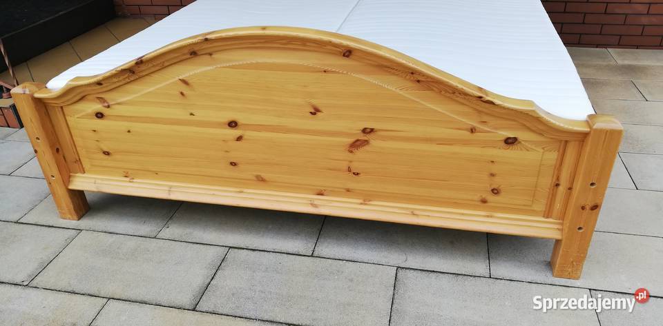 Łóżko drewniane 180x 200 łoże sypialnia stelaż mazowieckie Garwolin