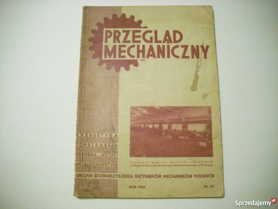 Przegląd Mechaniczny czasopismo Rok 1936