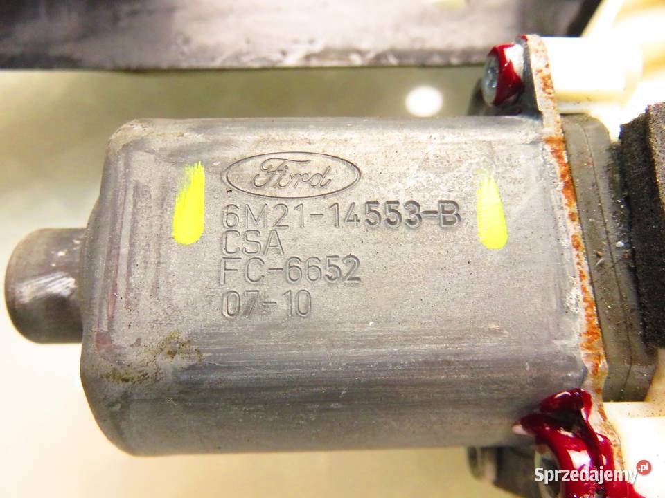PODNOŚNIK SZYBY PRAWY PRZEDNI FORD MONDEO IV Mechanizmy opuszczania szyb