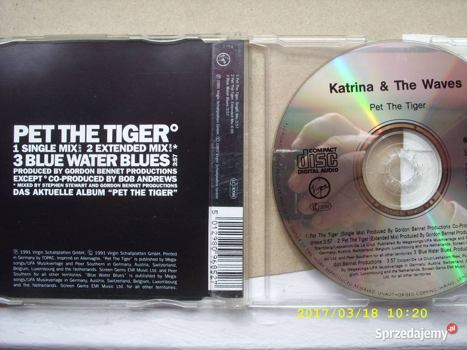 Rock CD singiel KATRINA THE WAVES 1991 Wołów